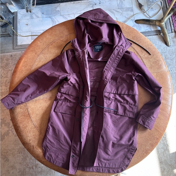 Everlane Jackets & Blazers - Everlane Burgundy Lightweight Jacket